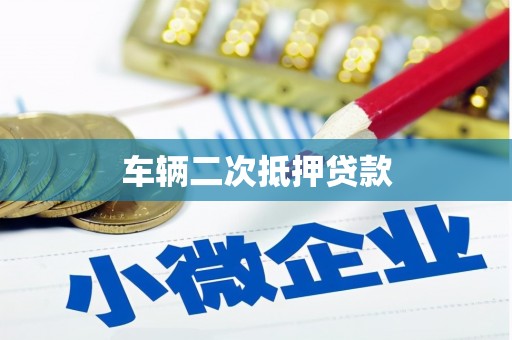 新龙车辆二次抵押贷款