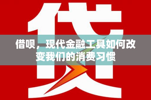 新龙借呗，现代金融工具如何改变我们的消费习惯