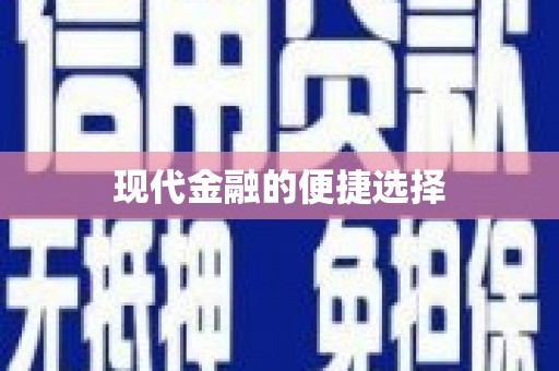 新龙现代金融的便捷选择