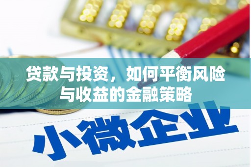 新龙贷款与投资，如何平衡风险与收益的金融策略